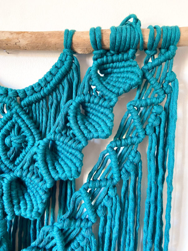 Tenture en macramé Océane