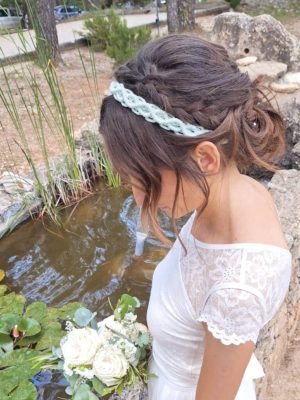 Bandeau en macramé