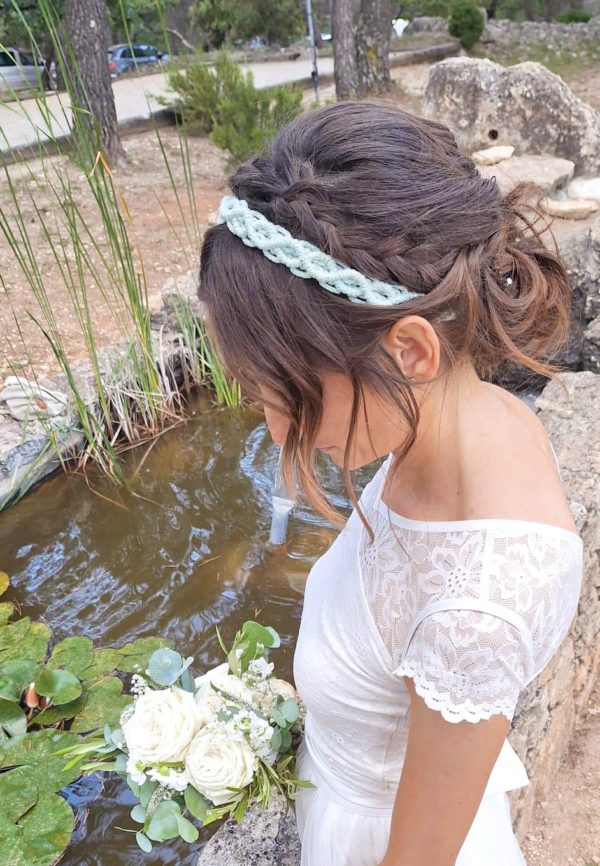 Bandeau en macramé