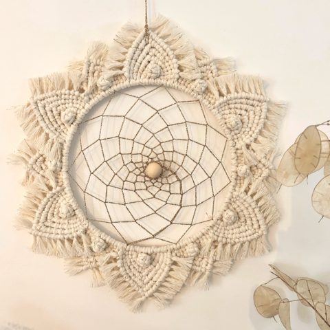 Soleil en macramé