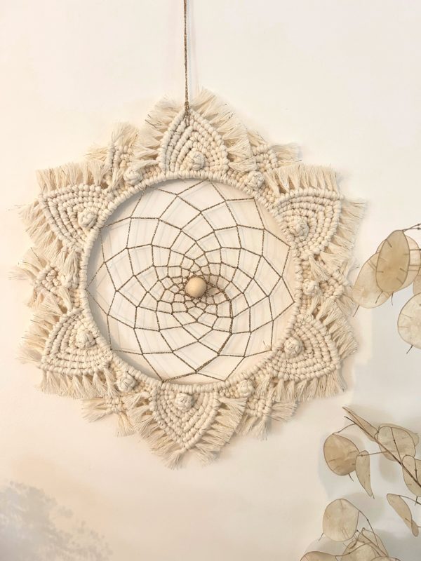 Soleil en macramé