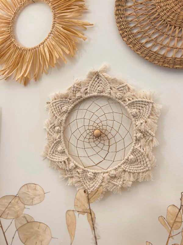 Soleil en macramé