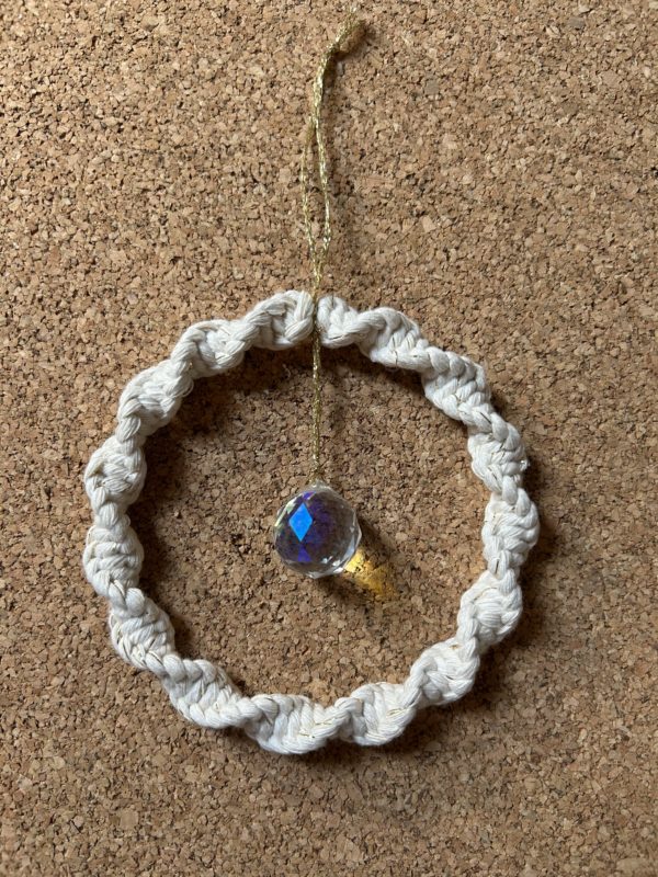 Attrape soleil en macramé