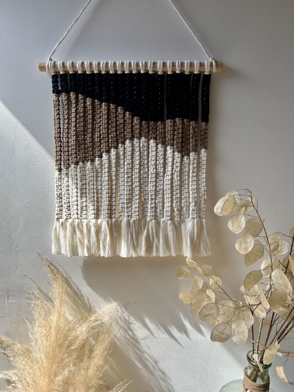 Tenture en macramé "Linéa"