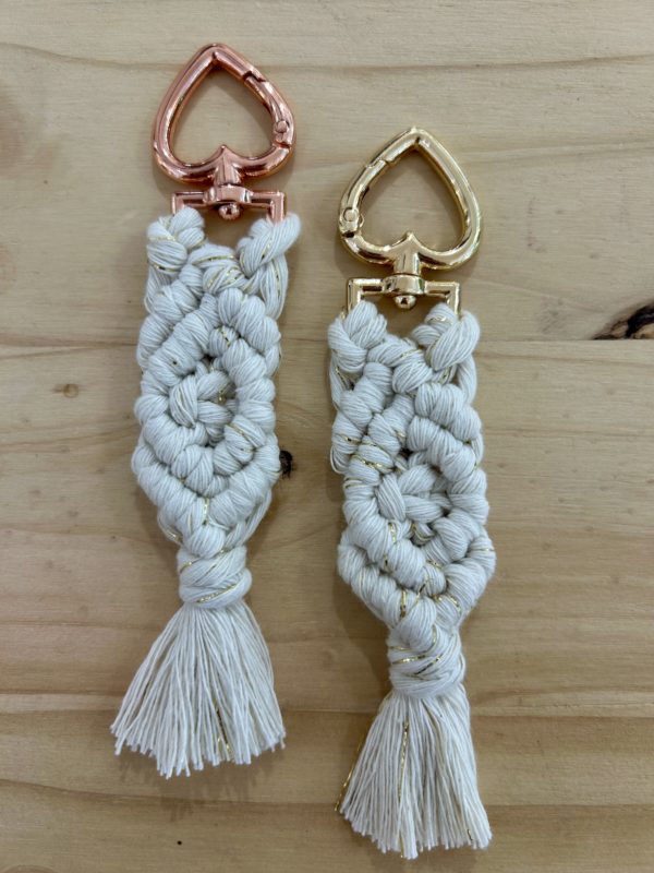 Porte clés en macramé
