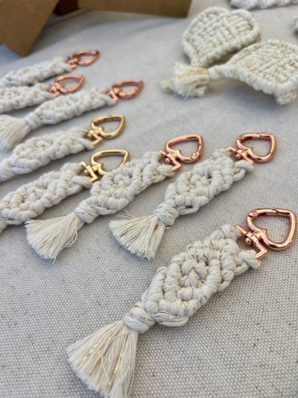 Porte clés en macramé