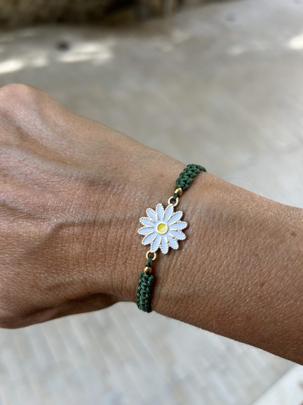 Bracelet en micro macramé