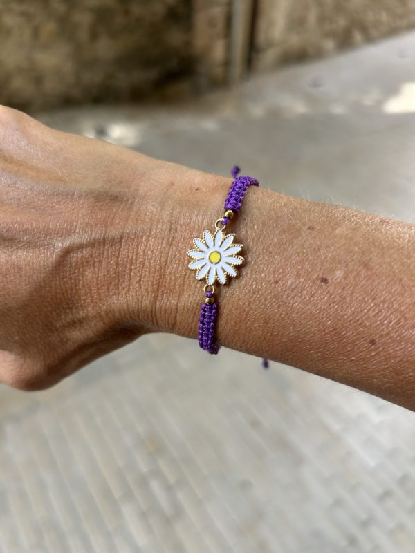 Bracelet en micro macramé