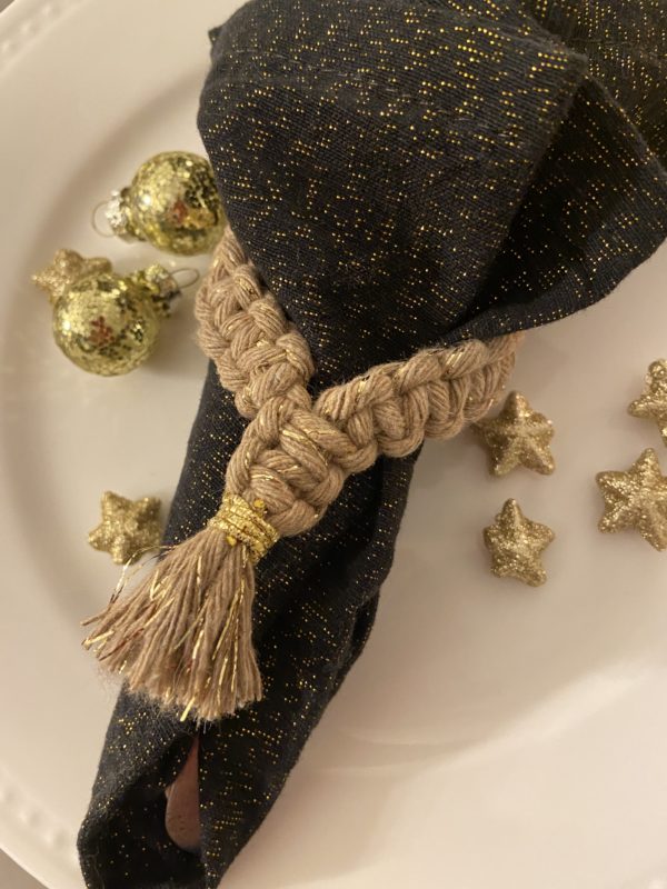 Ronds de serviette en macramé