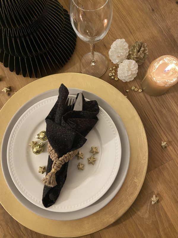 Ronds de serviette en macramé