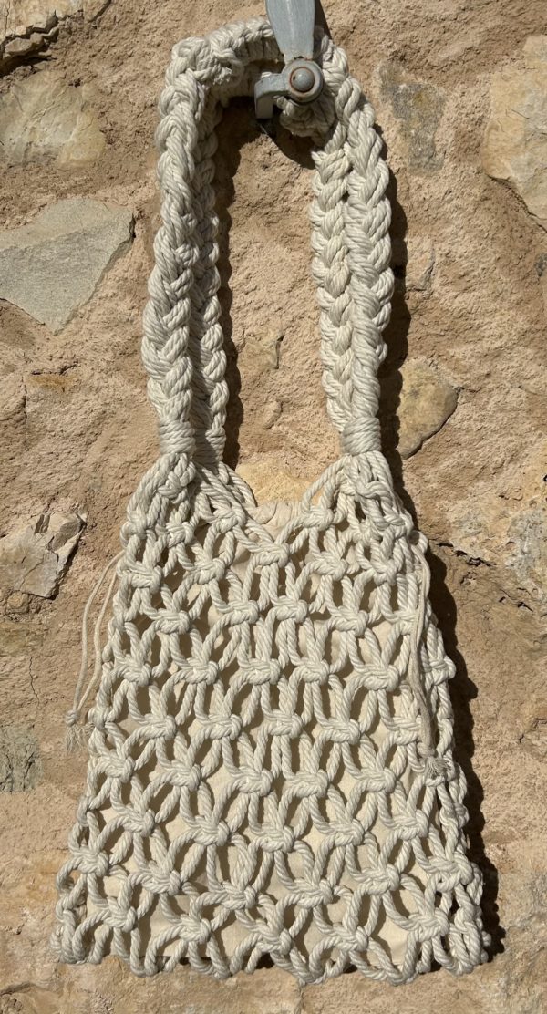 kit créatif sac filet en macramé
