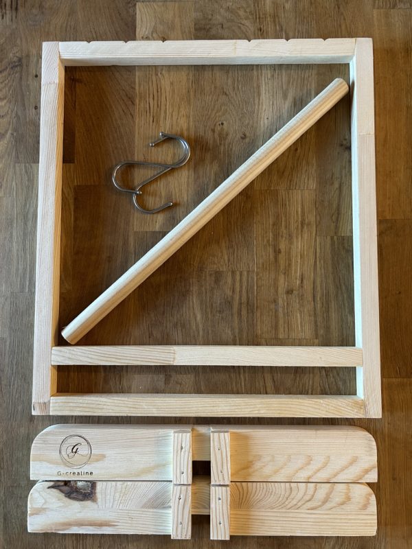 Support en bois pour macramé