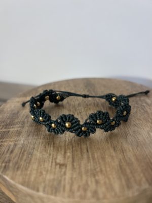 bracelet micro macramé gaïa